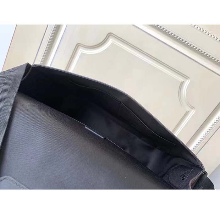 Louis Vuitton LV Unisex Archy Messenger MM Bag Monogram Macassar Coated Canvas