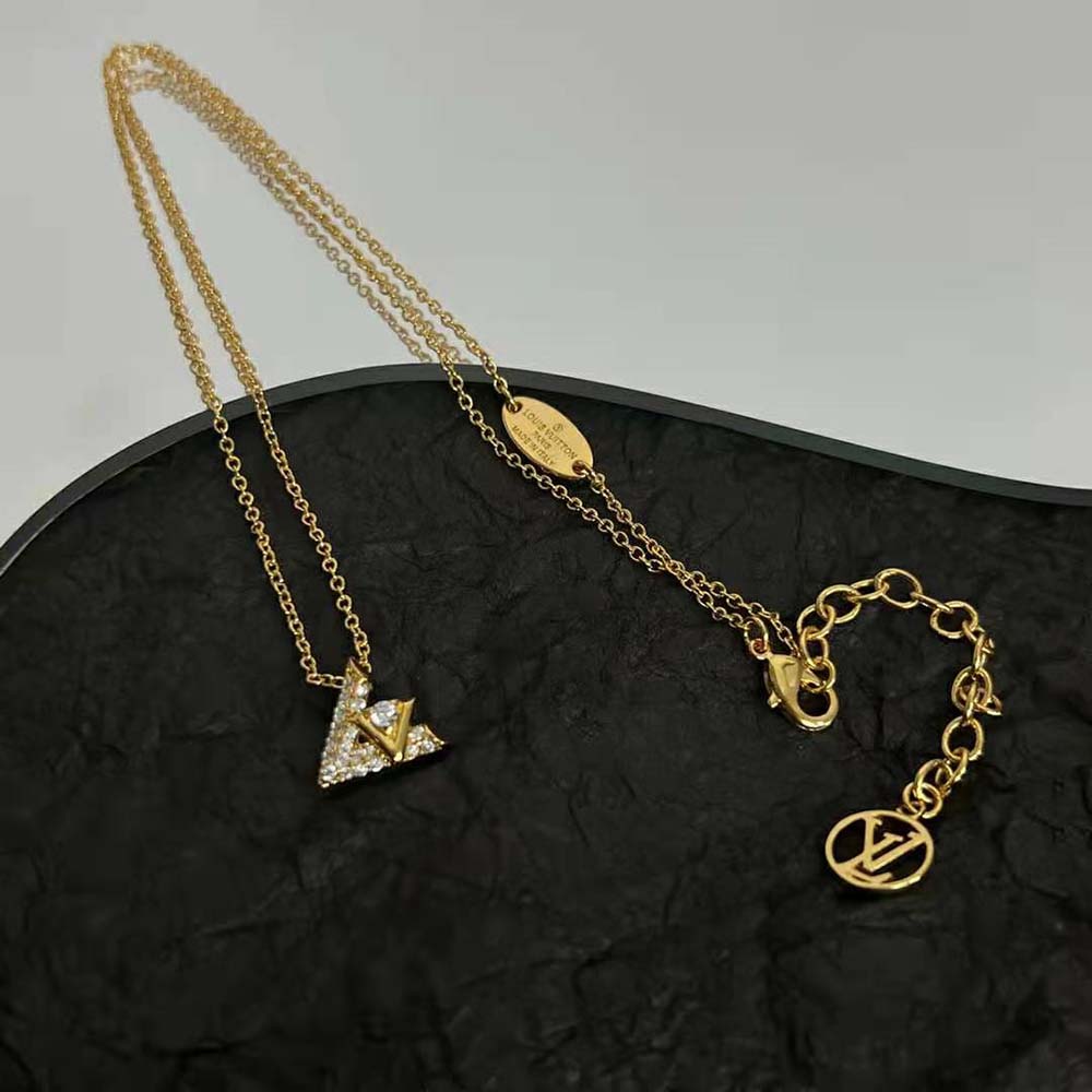 Louis Vuitton Women LV Volt One Pendant in Yellow Gold