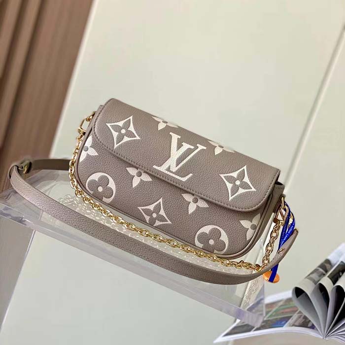 Louis Vuitton Women LV Wallet On Chain Ivy Monogram Empreinte Embossed Supple Grained Cowhide Leather