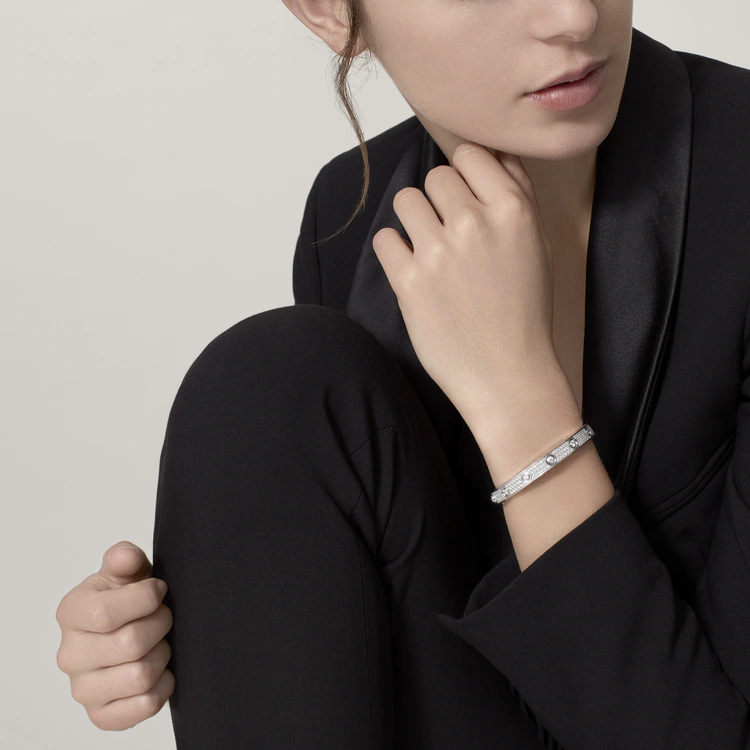 CARTIER LOVE BRACELET, DIAMOND-PAVED – 16