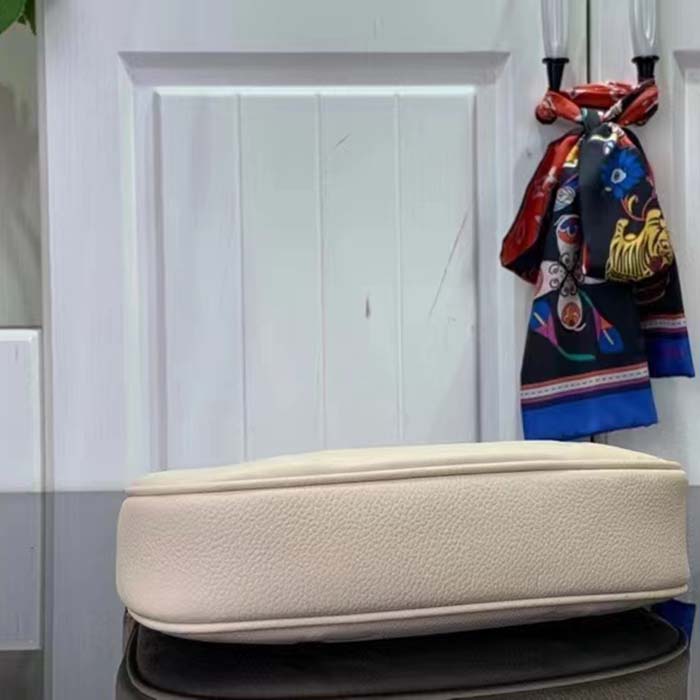 Louis Vuitton LV Women Mini Moon Cream Monogram Empreinte Embossed Supple Grained Cowhide Leather