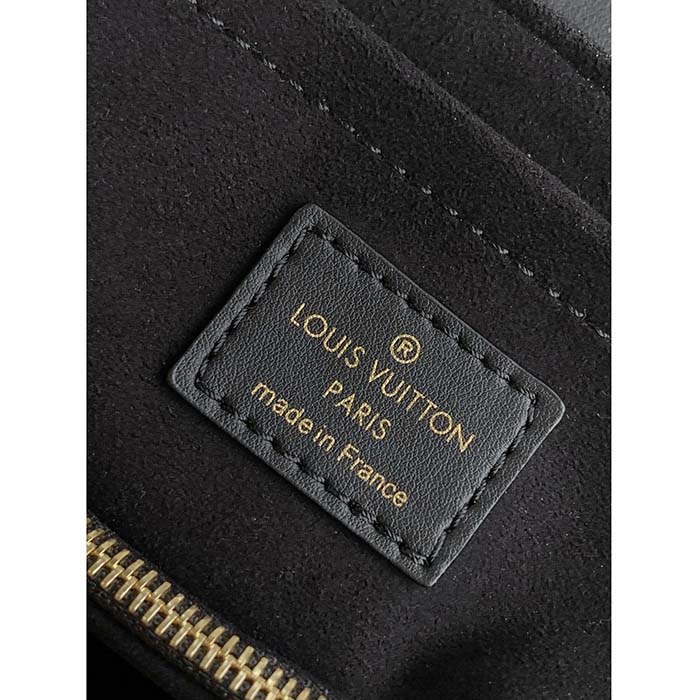 Louis Vuitton LV Women Hold Me Top-Handle Bag Black Smooth Cowhide Leather