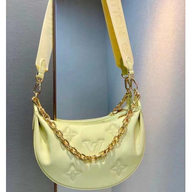 Louis Vuitton LV Women Over The Moon Yellow Quilted Embroidered Smooth Calf Leather
