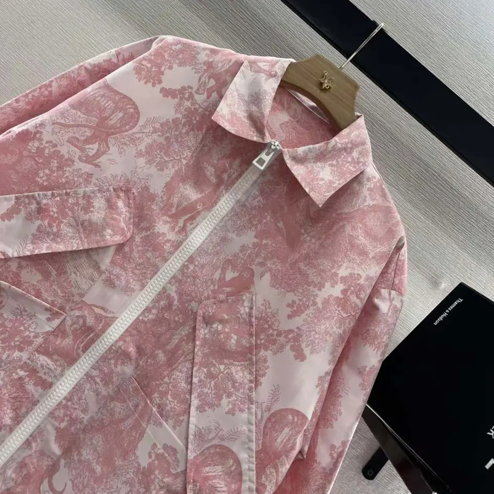 Dior Women Dioriviera Jacket White Jacquard Technical Taffeta 547C85A2826