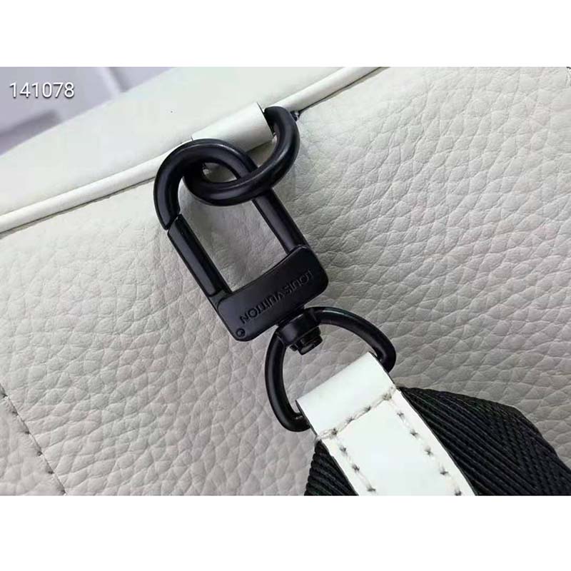 Louis Vuitton LV Unisex Christopher XS White Taurillon Leather Cowhide Leather