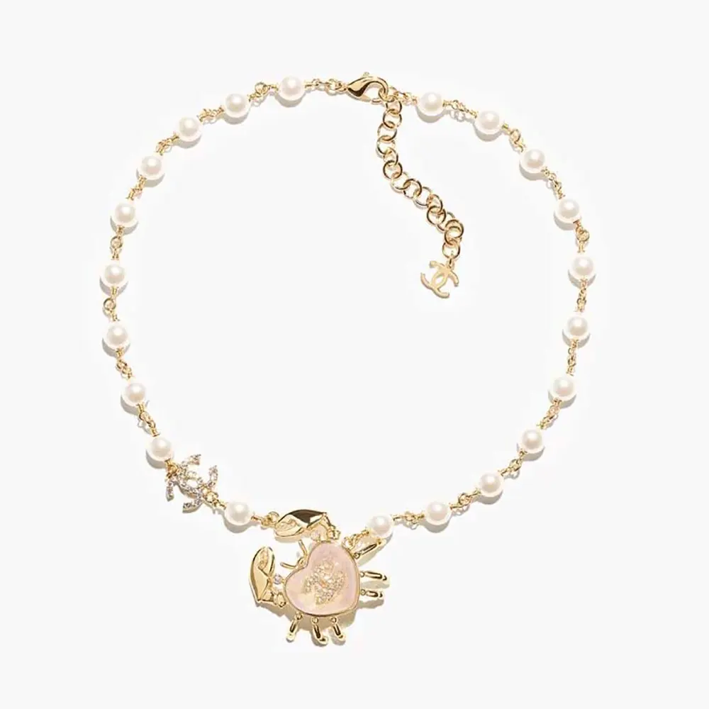 Chanel Women Necklace Metal Glass Resin Strass ABF047B19292