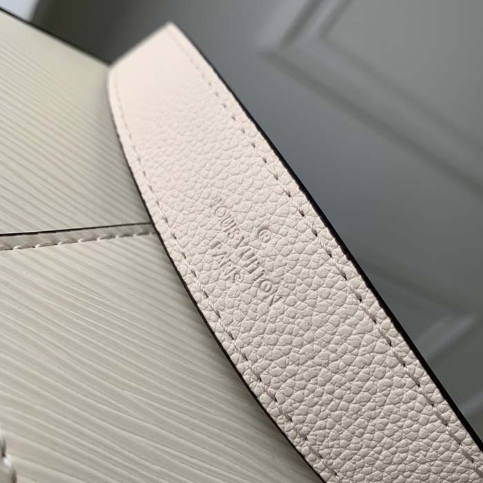 Louis Vuitton Women LV Marellini Handbag Quartz White Epi Grained Cowhide Leather