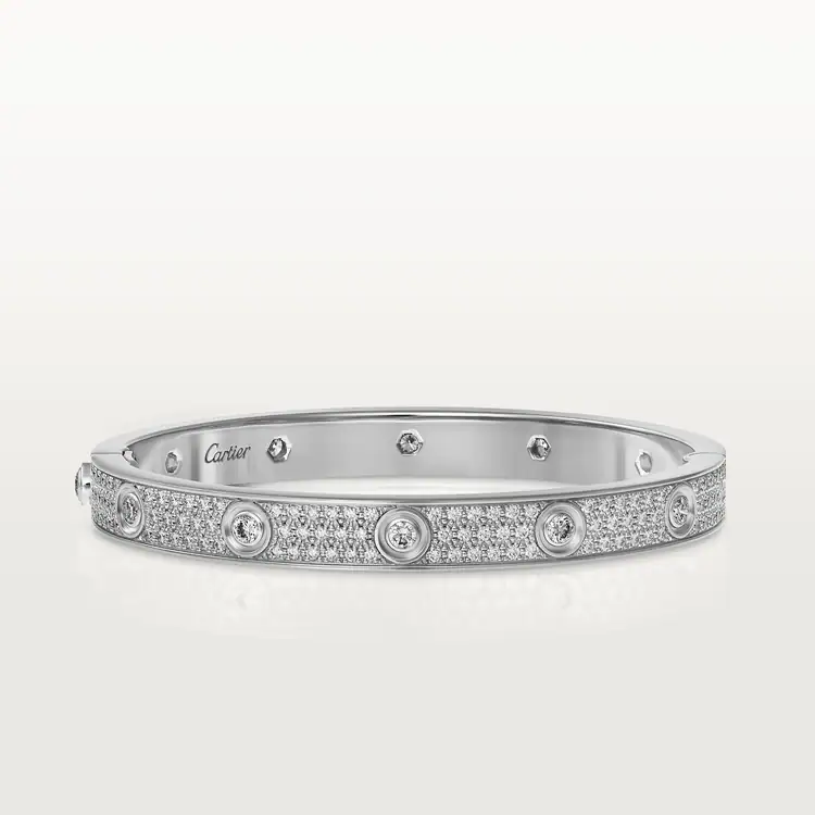 CARTIER LOVE BRACELET, DIAMOND-PAVED – 16