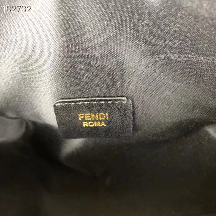 Fendi FF Women By The Way Medium Light Brown Leather Elaphe Boston Bag