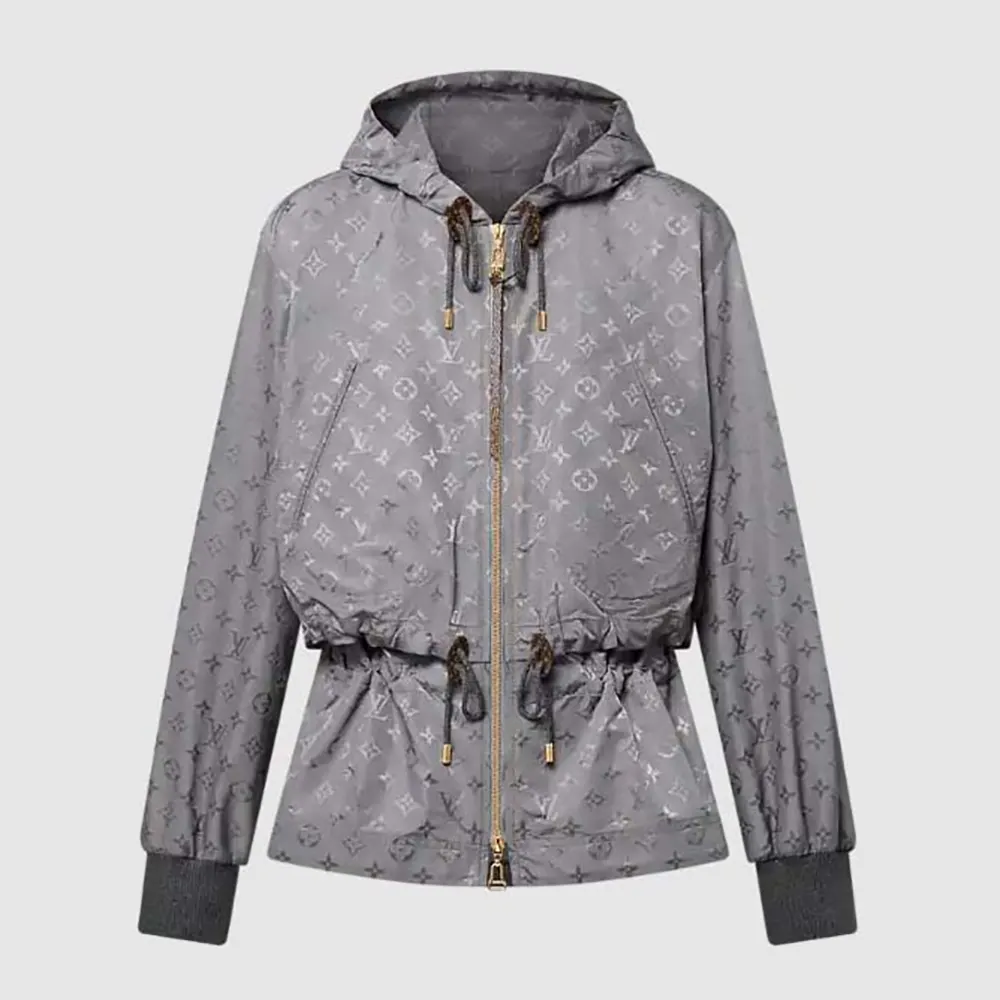 Louis Vuitton Women Hooded Monogram Parka 1AGO41