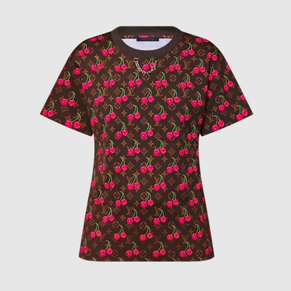Louis Vuitton Women LV x TM Cherry T-Shirt 1AHJJF