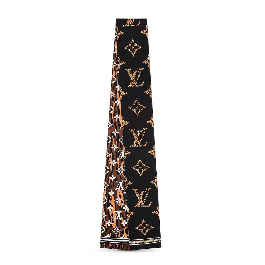 Louis Vuitton LV Women Monogram Giant Jungle Silk Bandeau with Monogram Canvas Fringing