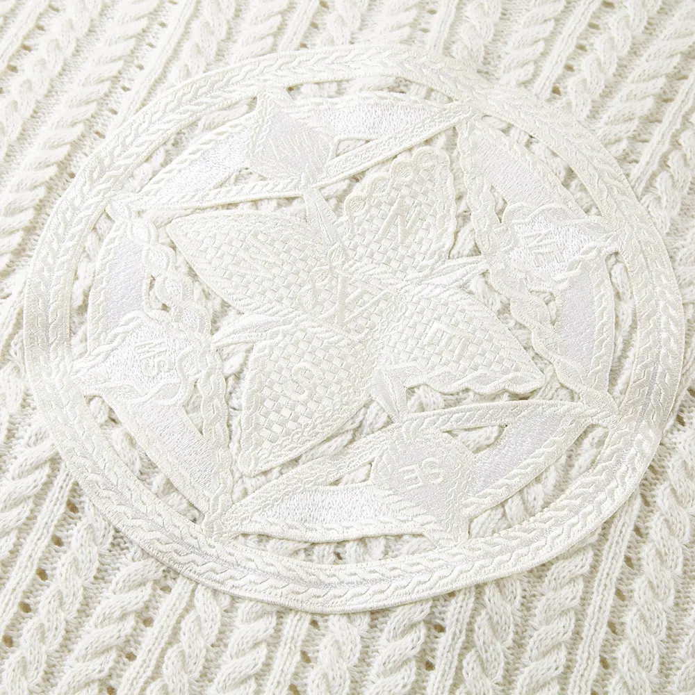 Louis Vuitton Men Long-Sleeved Cable-Knit Crewneck 1AHVOG