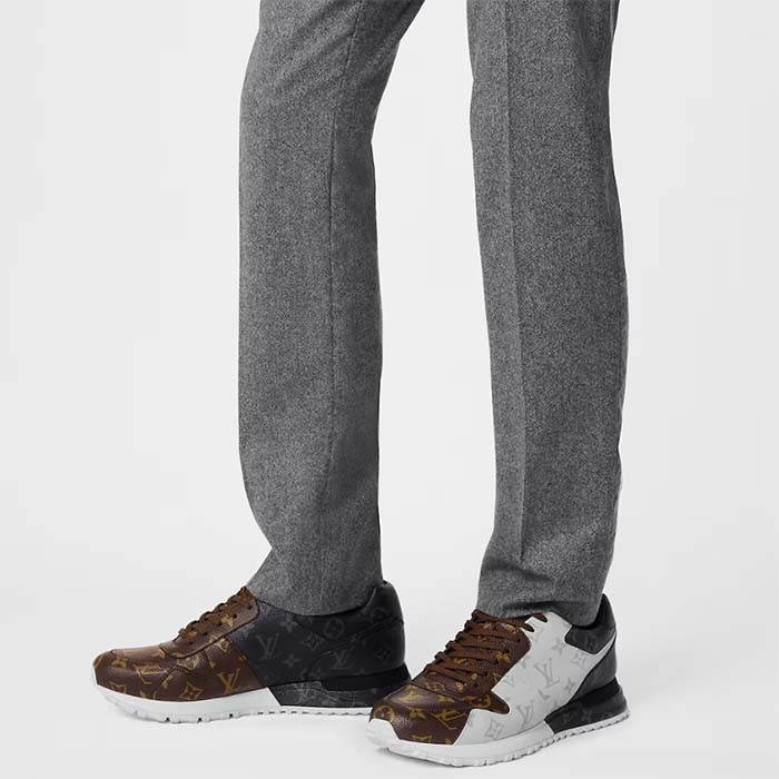 Louis Vuitton LV Unisex Run Away Sneaker Monogram Canvas Technical Lining Rubber