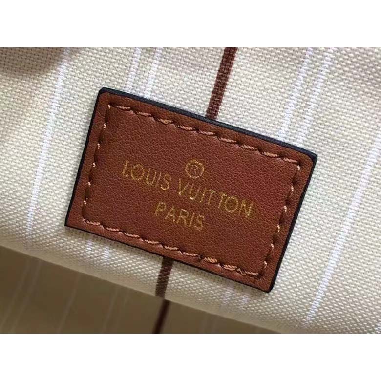 Louis Vuitton Women On My Side PM Tote Bag Brown Canvas Smooth Cowhide