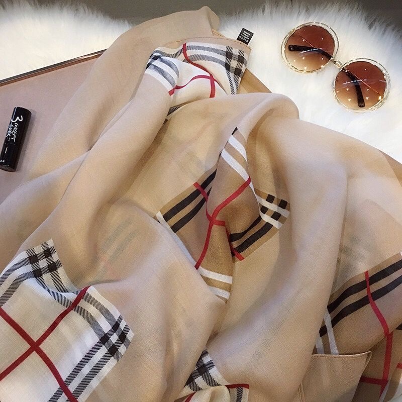 BBR Classic Check Summer Scarf PD042025051901