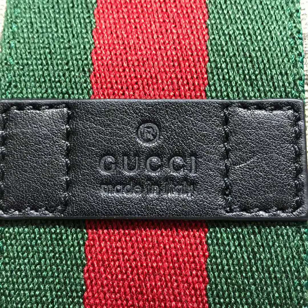 Gucci GG Men Web GG Supreme Flat Messenger Supreme Canvas