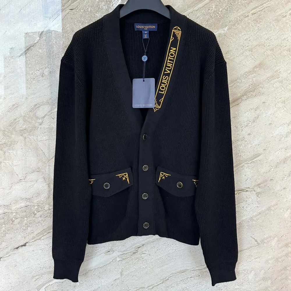 Louis Vuitton Women Embroidered Signature Cardigan 1AHVMZ