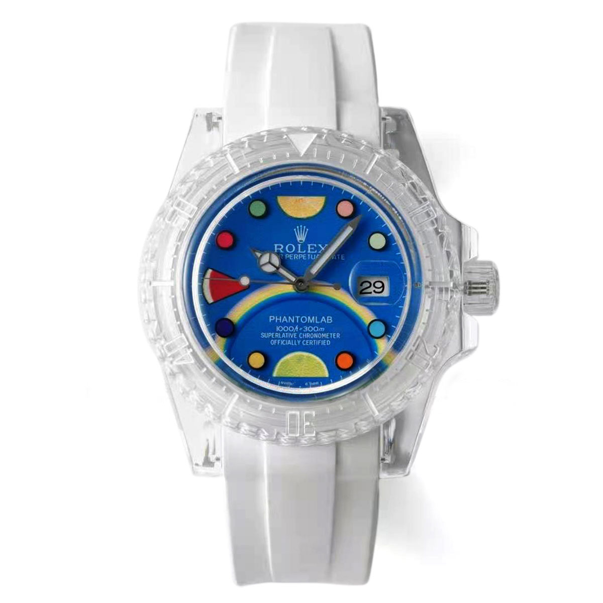 Rolex Phantomlab Submariner Blue Dial with Fruits