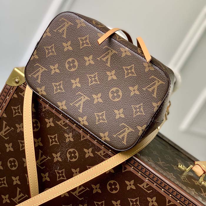 Louis Vuitton LV Women NéoNoé BB Bucket Bag Monogram Coated Canvas Shearling
