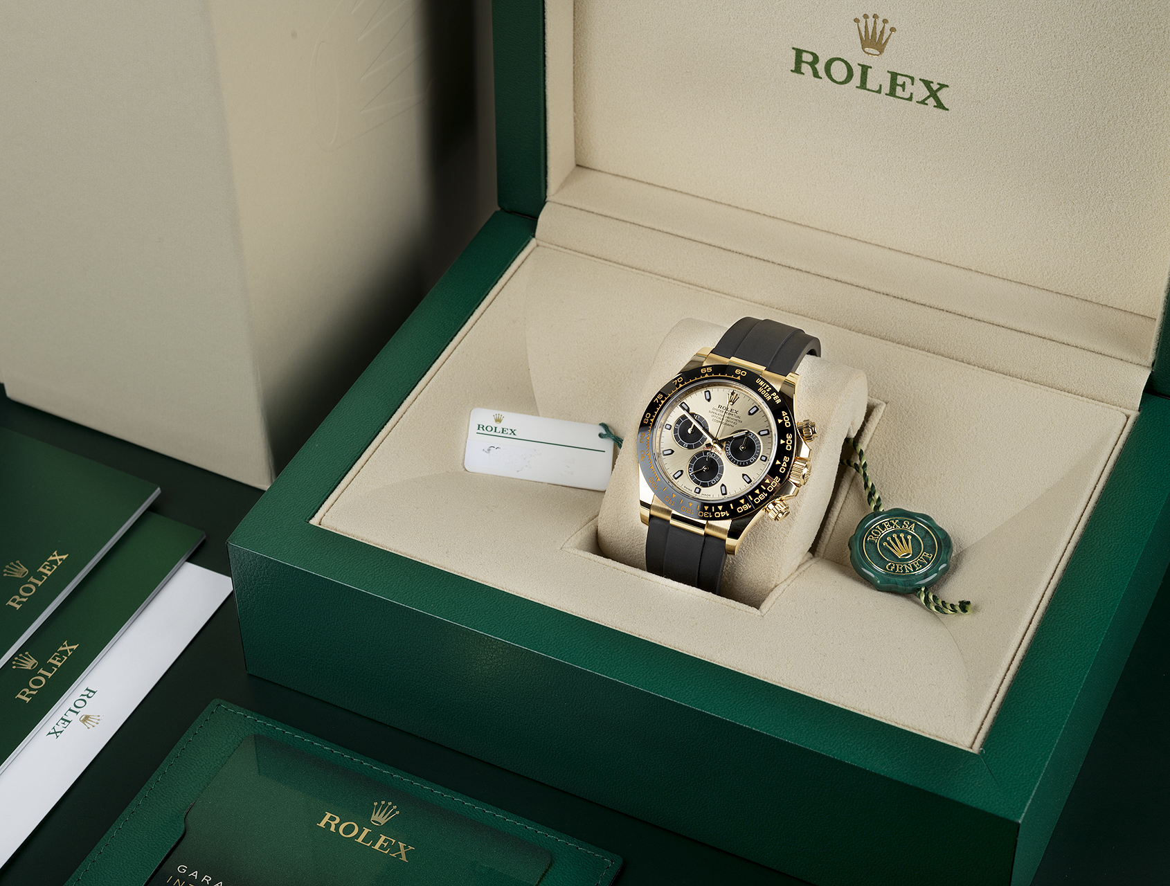 Rolex Daytona Limoncello 116518LN - Brand New Oysterflex