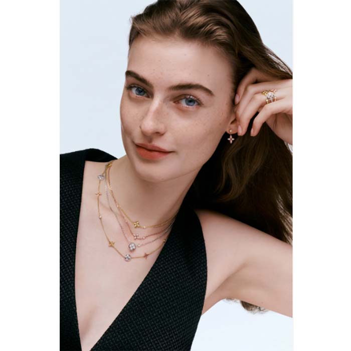 Louis Vuitton Women LV Idylle Blossom Pendant Pink Gold Diamonds 25 Diamonds