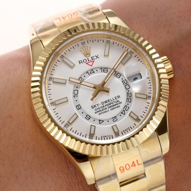 Rolex Sky Dweller White Index 42mm