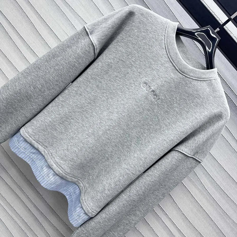 Gucci Women Cotton Jersey Sweatshirt with Embroidery 837933