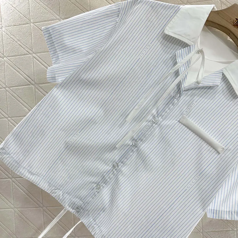 Gucci Women Cotton Fil Coupé Shirt 831862Z7ASD