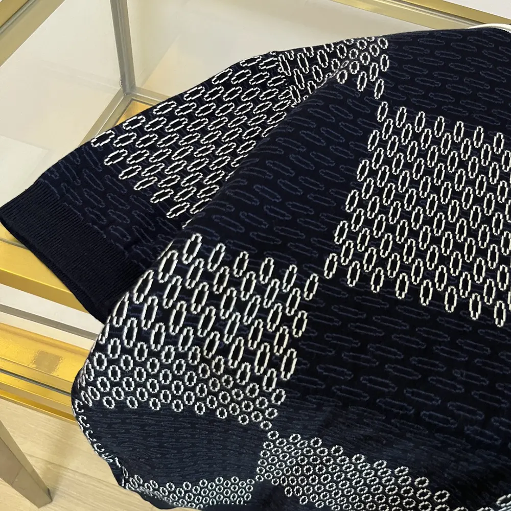 Louis Vuitton Women Damier Jacquard Short-Sleeved Cotton Jersey Shirt 1AFXS2