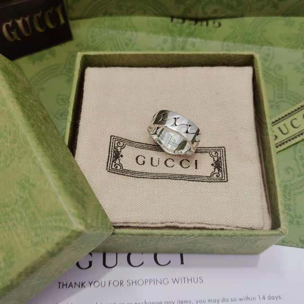 Gucci Unisex Interlocking G Enamel Ring
