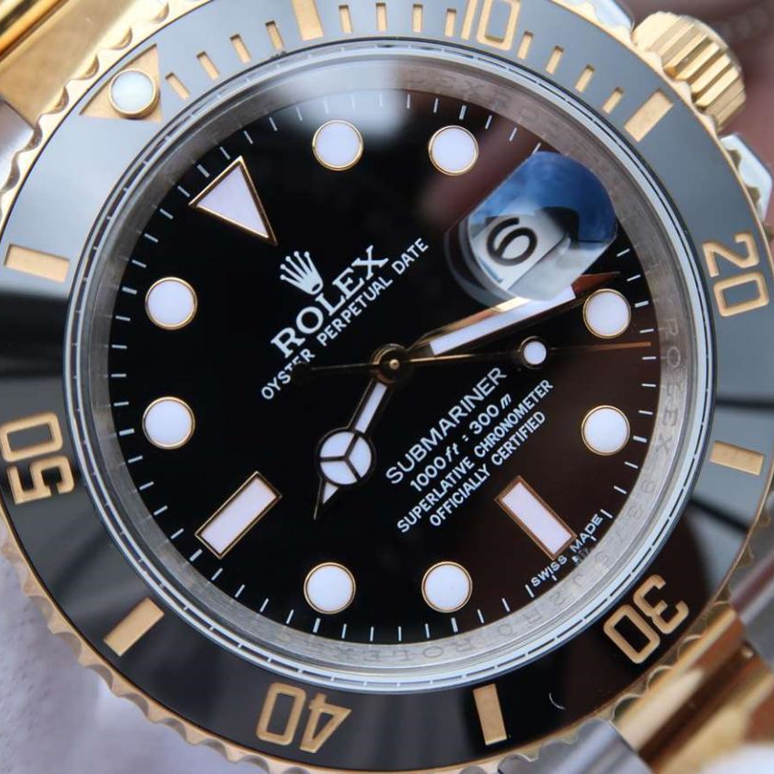 Rolex Submariner Date Two Tone Oyster Bracelet 41mm