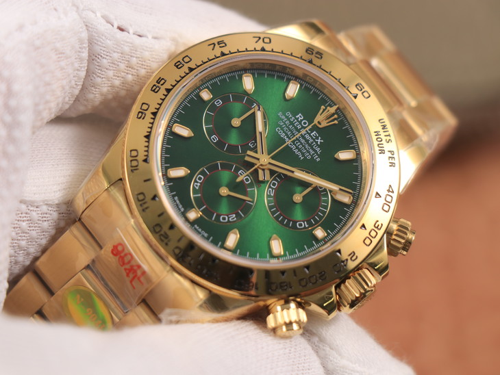 Rolex Daytona Gold Green Dial 40mm