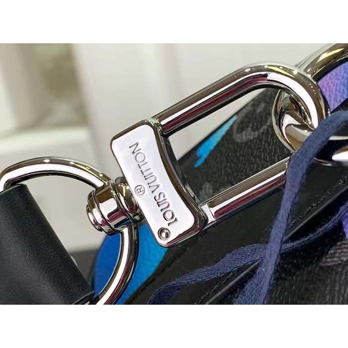 Louis Vuitton LV Unisex Keepall Bandoulière 25 Sunrise Eclipse Reverse Coated Canvas