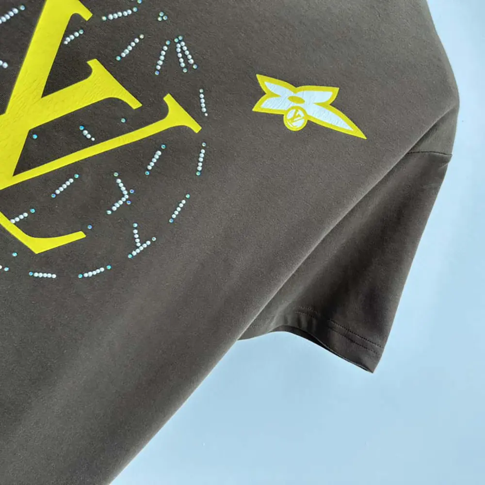 Louis Vuitton Women Washed Embellished Cotton T-Shirt 1AHCL3