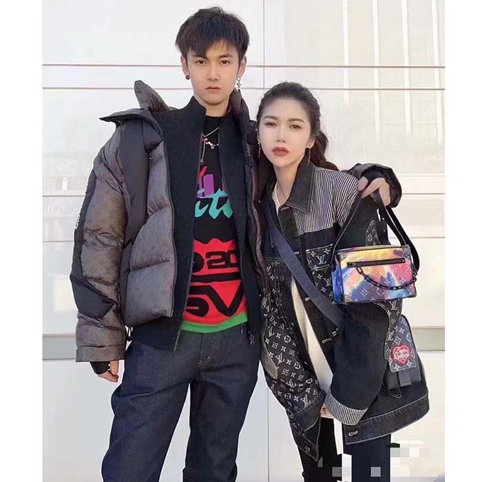 Louis Vuitton Men LV 2054 Heat Reactive Puffer Polyester Anthracite Regular Fit