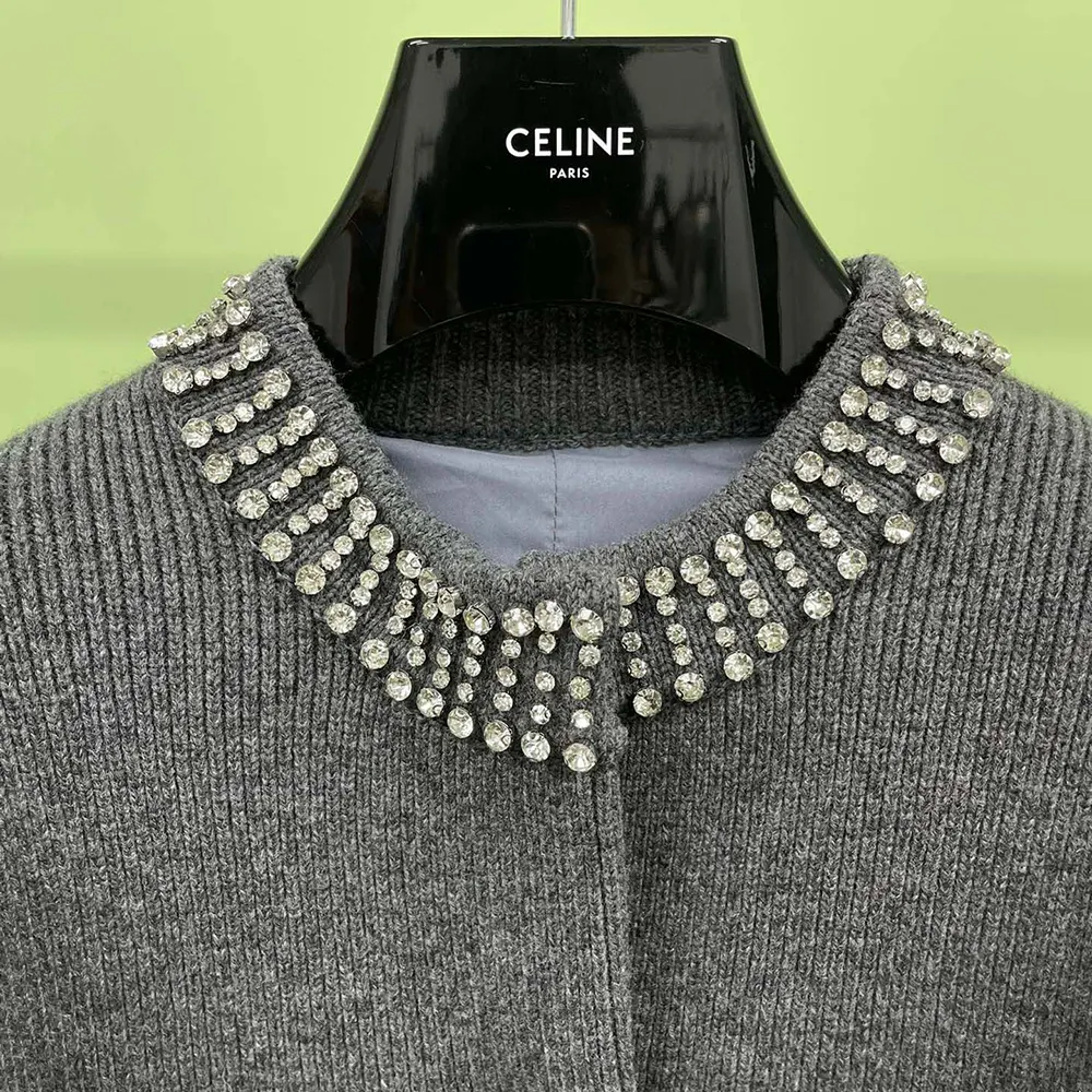 Gucci Women Padded Rib Wool Cardigan 807741XKEFH1189