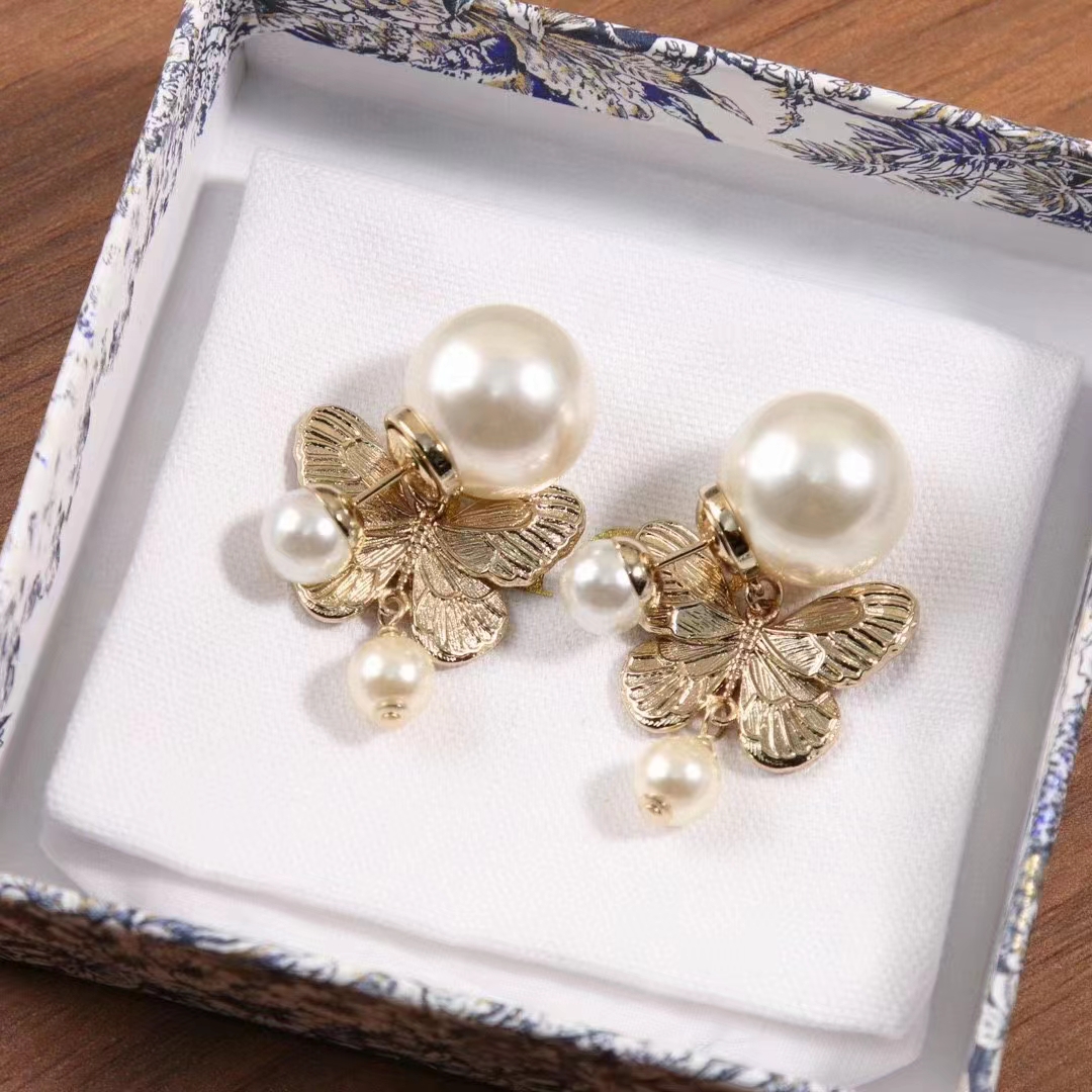 Dior Women Tribales Gift Box White Calfskin Butterfly Around The World