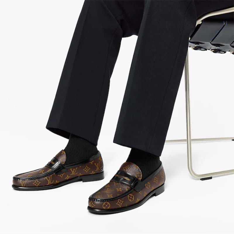 Louis Vuitton LV Men LVXNBA Loafer Ebene Monogram Canvas Blake Construction