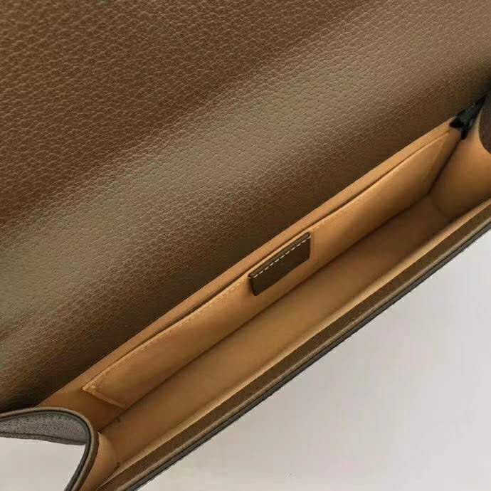 Gucci Women Dionysus GG Supreme Clutch Beige/Ebony GG Supreme Canvas