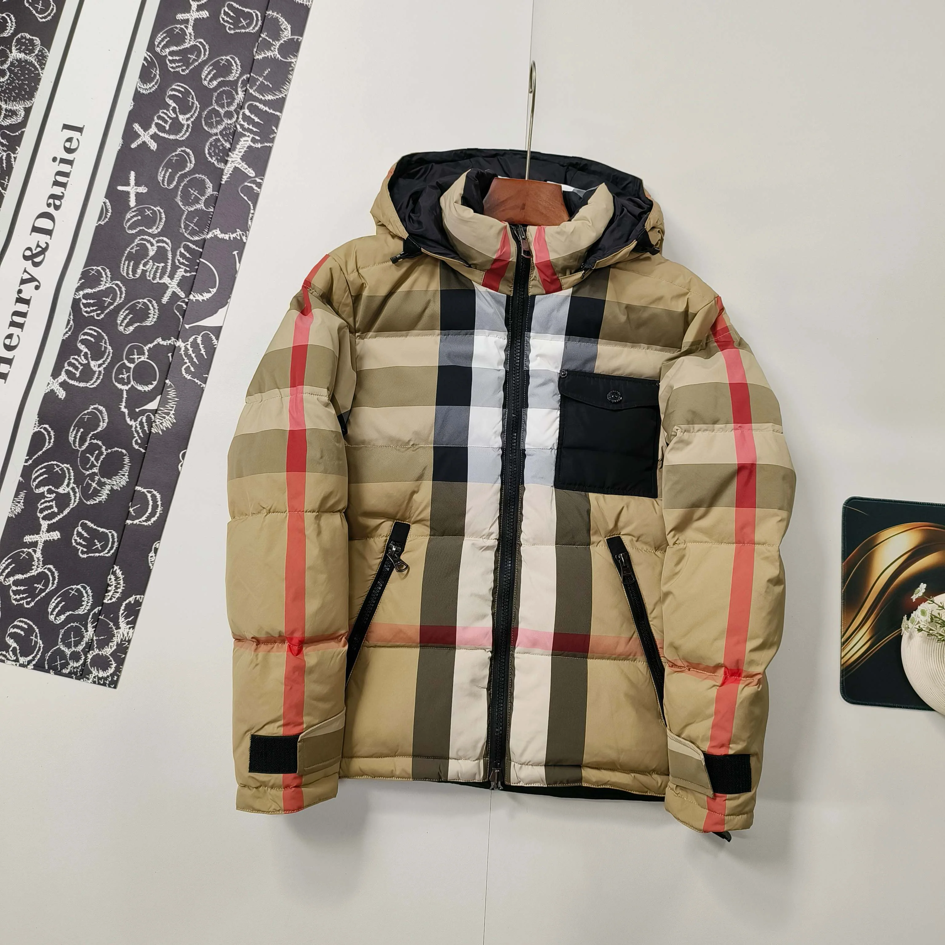 BB Reversible Plaid Down Jacket 0625111408