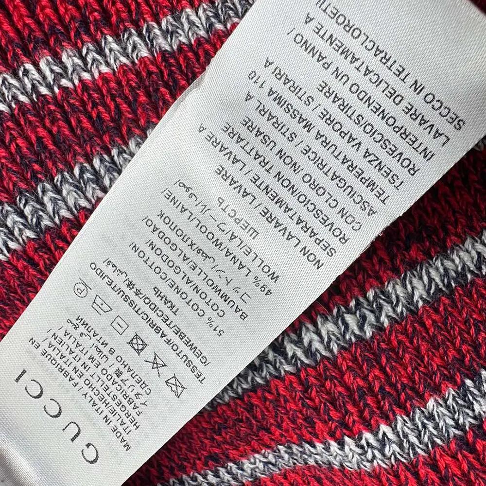 Gucci Women Wool Cotton Crewneck Cardigan 813829XKEI16549