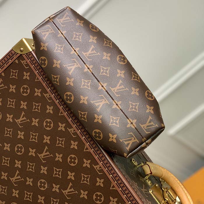 Louis Vuitton LV Women Monogram Clutch Monogram Coated Canvas Calfskin Leather