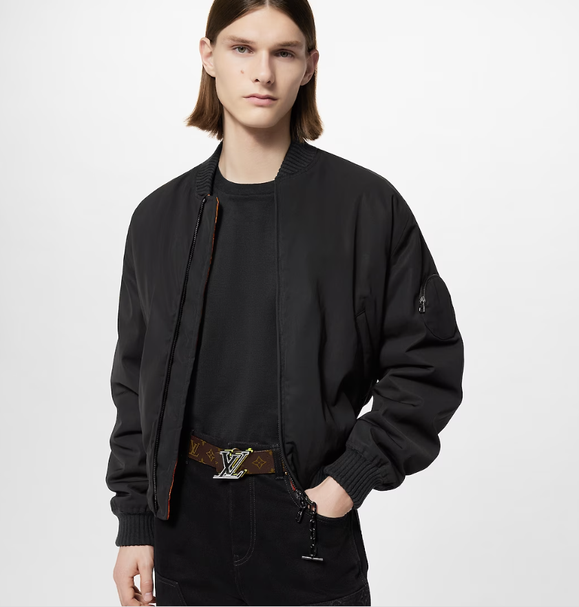 Louis Vuitton Unisex LV Speed 40mm Reversible Belt Yellow Monogram Coated Canvas Leather