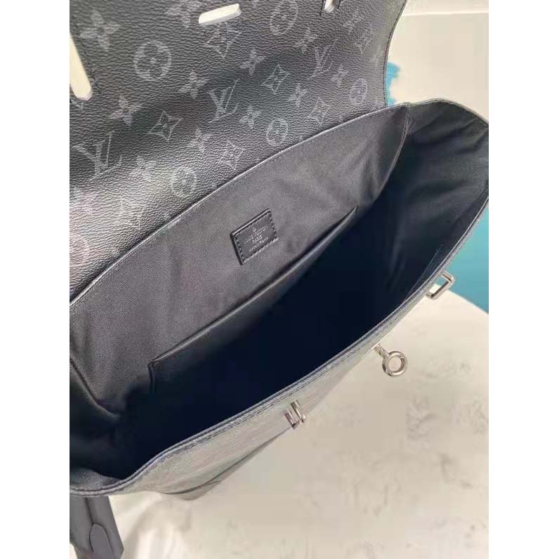 Louis Vuitton LV Unisex Steamer Backpack Black Monogram Eclipse Canvas