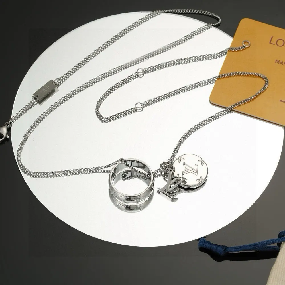 Louis Vuitton Unisex LV Monogram Charms Necklace M62485