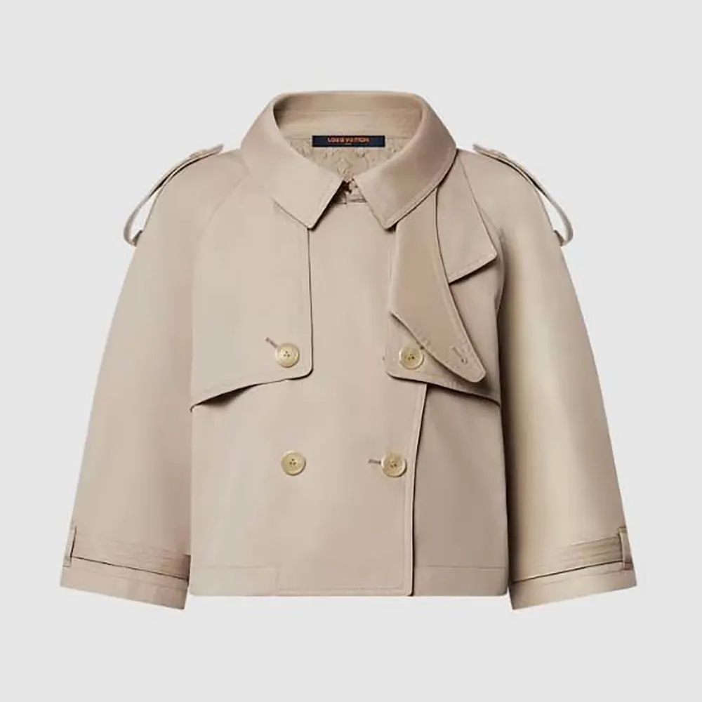 Louis Vuitton LV Women Cropped Trench Jacket 1AGNEC
