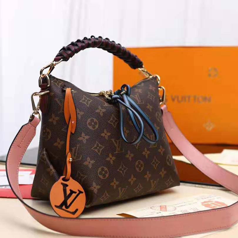 Louis Vuitton LV Women Beaubourg Hobo Mini Handbag in Monogram Canvas-Brown