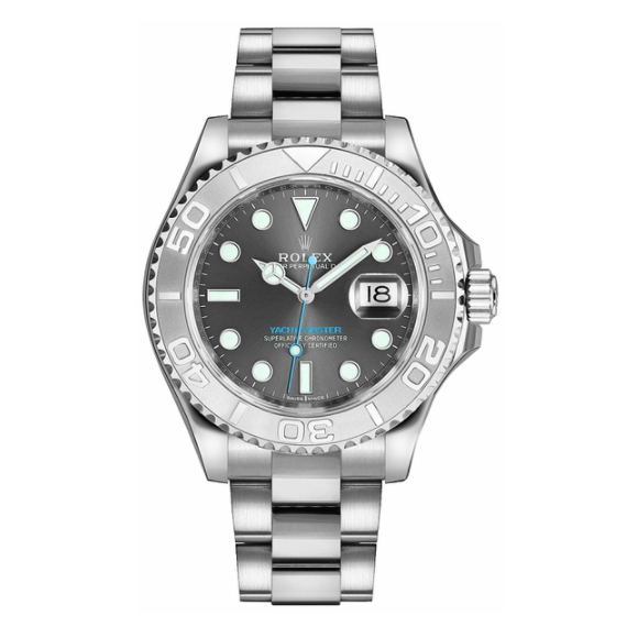 Rolex Yacht-Master 37 Rhodium Dial Chronometer Luxury Watch 268622-0002