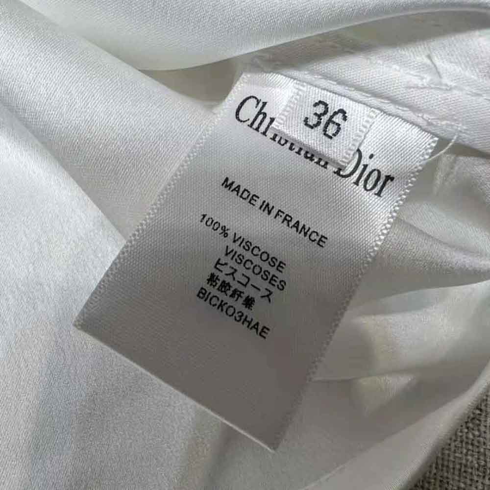 Dior Women Vibe Shorts White Technical Satin